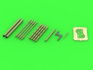 MASTER AM-32-098 - 1:32 Curtiss P-40 B/C Tomahawk II British type Browning .30 cal and Pitot tube