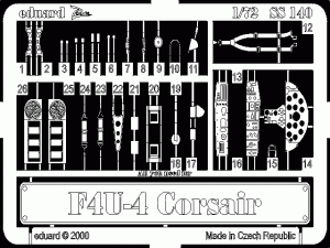 EDUARD SS140 - 1:72 F4U-4