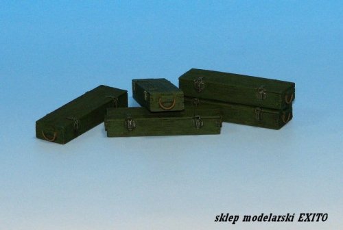 Go to product EUREKA XXL E-013 - 1:35 Wooden ammo crates for 7.5 cm Kw.K.42 - Panther/Jagdpanzer IV