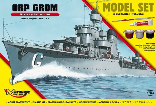 Go to product MIRAGE 840093 - 1:400 ORP Grom wz. 38 - Model Set