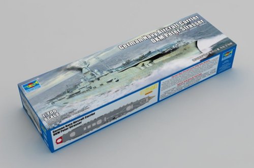 Go to product TRUMPETER 06710 - 1:700 German Navy Aircraft Carrier DKM Peter Strasser