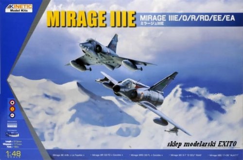 Go to product KINETIC 48050 - 1:48 Mirage IIIE ( IIIE/O/R/RD/EE/EA )