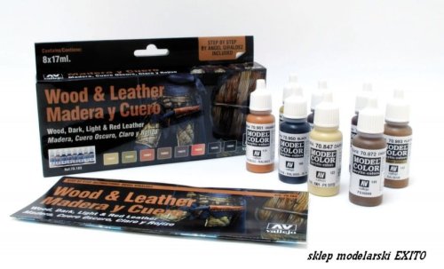 Go to product VALLEJO Model Color Set 70182 - Wood & Leather