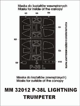 Go to product MONTEX SM32012 - 1:32 P-38 L Lightning