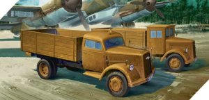 ACADEMY 13404 - 1:72 German Cargo Truck Early & Late