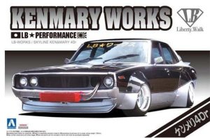 AOSHIMA 00982 - 1:24LB Works Nissan Skyline Ken & Mary 4Dr