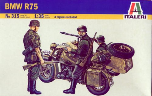 Go to product ITALERI 0315 - 1:35 BMW R75 with Sidecar