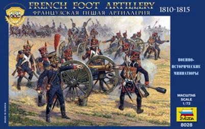 Go to product ZVEZDA 8028 - 1:72 French Foot Artillery 1810-1814.