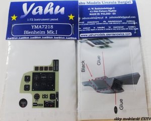 YAHU YMA7218 - 1:72 Blenheim Mk.I - Instrument Panel