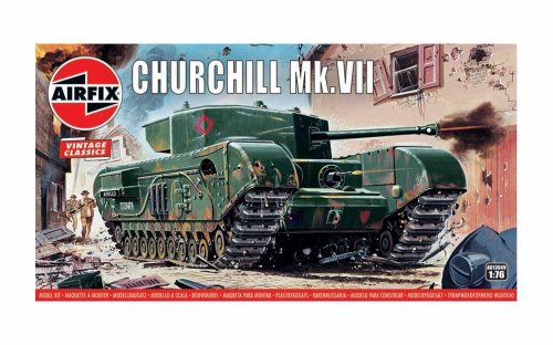 Go to product AIRFIX 01304V - 1:76 Churchill Mk.VII - Airfix Vintage Classics