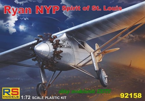 Go to product RS MODELS 92158 - 1:72 Ryan NYP Spirit of St. Louis