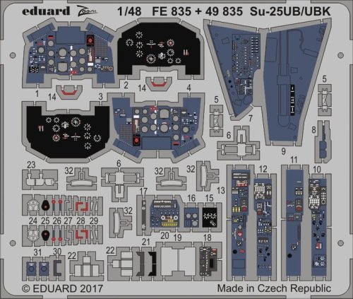Go to product EDUARD FE835 - 1:48 Su-25UB/UBK