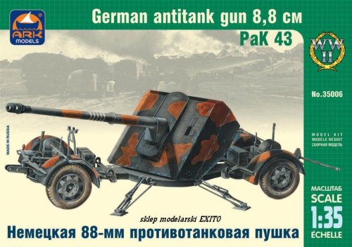 Go to product ARK MODELS 35006 - 1:35 German 8.8 cm antitank gun Pak 43