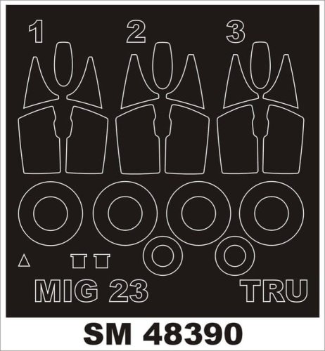 Go to product MONTEX SM48390 - 1:48 MiG-23ML/MF