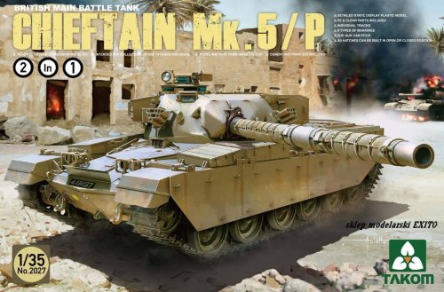 Go to product TAKOM 2027 - 1:35 Chieftain Mk.5 / 5P British Main Battle Tank