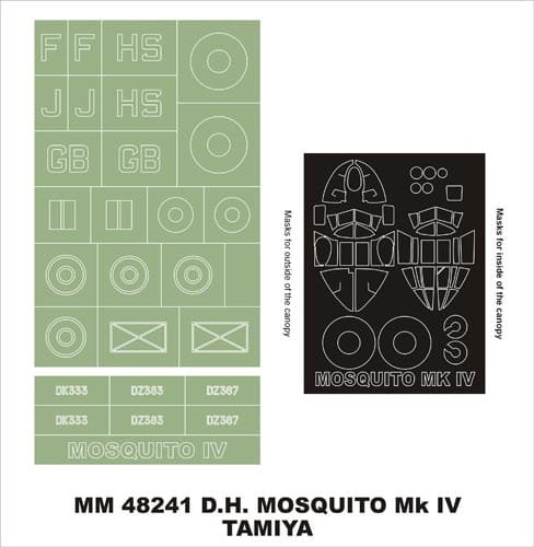 Go to product MONTEX MM48241 - 1:48 D.H.Mosquito Mk.IV