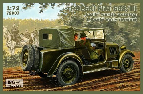 Go to product IBG 72007 - 1:72 Polski Fiat 508/III Łazik wersja wczesna
