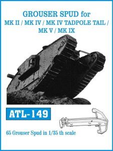 Friulmodel ATL-149 - 1:35 Metal spurs for MK II/MK IV/ MK IV Tadpole Tail/MK V/MK IX