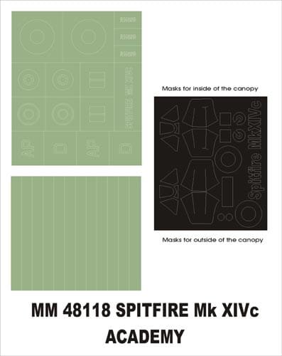 Go to product MONTEX MM48118 - 1:48 Spitfire Mk.XIVc
