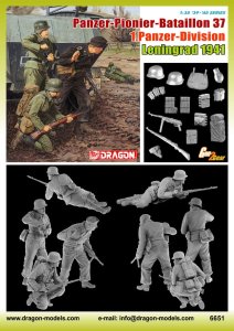 DRAGON 6651 - 1:35 Panzer Pionier Bataillon 37 1st Panzer Division Leningrad 1941