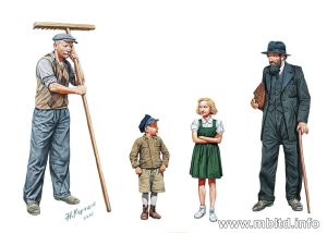 MASTER BOX 3567 - 1:35 Civilians Western region - WW II era