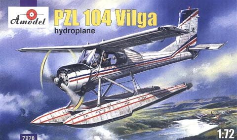 Go to product AMODEL 7278 - 1:72 PZL-104 Wilga 35 hydroplane