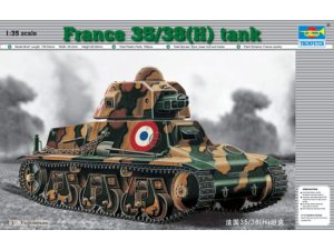 TRUMPETER 00351 - 1:35 France 35/38(H) TANK SA 18 37mm gun