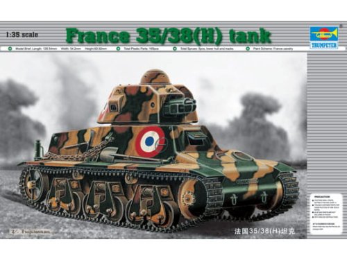 Go to product TRUMPETER 00351 - 1:35 France 35/38(H) TANK SA 18 37mm gun