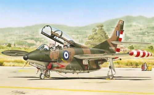 Go to product SPECIAL HOBBY 48129 - 1:48 T-2 Buckeye Camouflaged Trainer
