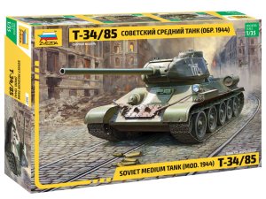 ZVEZDA 3687 - 1:35 T-34/85 Soviet Medium Tank (Mod.1944)