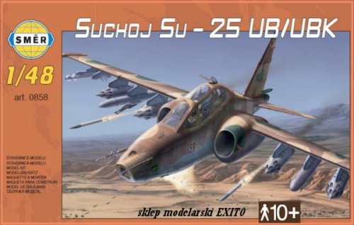 Go to product SMER 0858 - 1:48 Sukhoi Su-25 UB/UBK