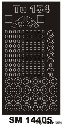 Go to product MONTEX SM14405 - 1:144 Tu-154M