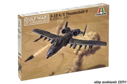 Go to product ITALERI 1376 - 1:72 A-10 A/C Thunderbolt II - Gulf War