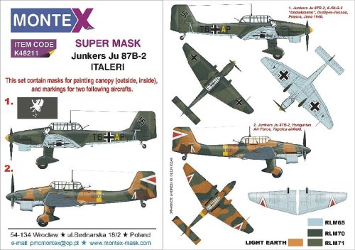 Go to product MONTEX K48211 - 1:48 Junkers Ju 87B-2 Stuka