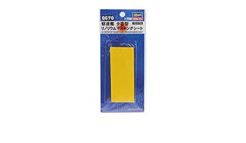 Go to product HASEGAWA 72170 QG70 - 1:700 IJN Destroyer Yugumo class linoleum masking sheet