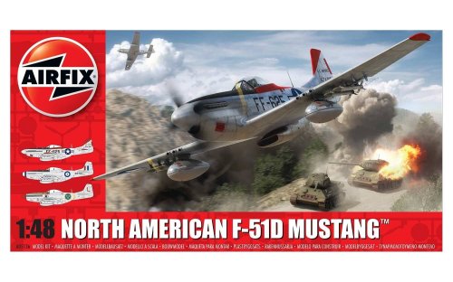 Go to product AIRFIX 05136 - 1:48 North American F-51D Mustang