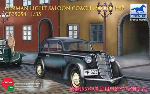 Go to product BRONCO CB 35054 - 1:35 Opel Olympia German Light Saloon Coach Mod. 1937
