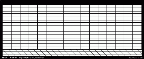 Go to product ABER 1:100-01  - 1:100 Ship railings 3 bar, horizontal