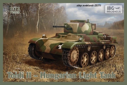 Go to product IBG 72028 - 1:72 Toldi II - Hungarian Light Tank