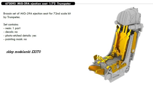 Go to product EDUARD 672093 - 1:72 MiG-29A ejection seat