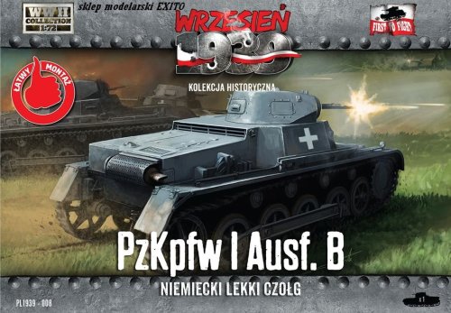 Go to product FIRST TO FIGHT 008 -  September 1939 - 1:72 Pz.Kpfw.I Ausf.B