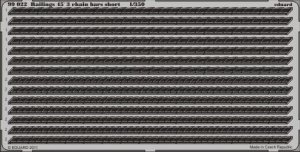 EDUARD 99022 - 1:350 Railings 45´ 3 chain bars short