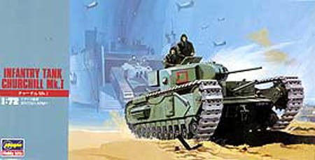 Go to product HASEGAWA MT27 - 1:72 Churchill Mk.I Infantry Tank