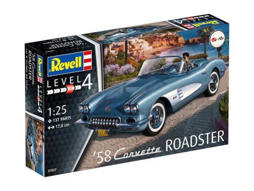 Go to product REVELL 07037 - 1:25 1958 Corvette Roadster