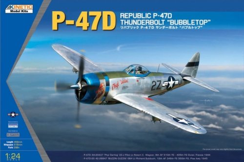 Go to product KINETIC 3207 - 1:24 Republic P-47D Thunderbolt Bubbletop