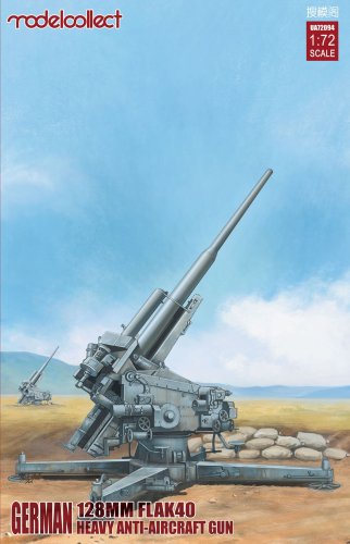 Go to product MODELCOLLECT UA72094 - 1:72 German 128mm Flak 40 Heavy Anti-Aircraft Gun