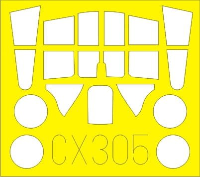 Go to product EDUARD CX305 - 1:72 P-40B