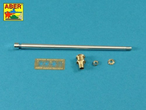 Go to product Aber 35L-046N - 1:35 75mm Kwk 40 L/48 metal gun barrel with early muzzle brake for Pz.Kpfw.IV Ausf.G late / Ausf.H