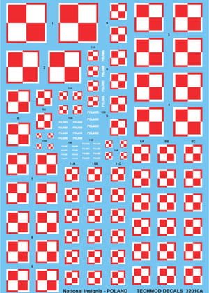 Go to product TECHMOD 32010 - 1:32 National Insignia Poland