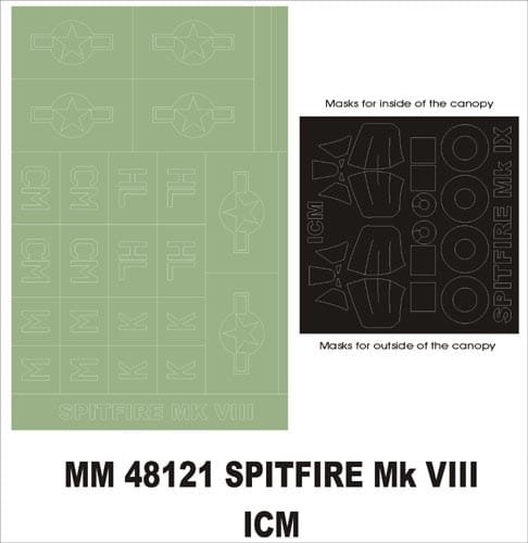 Go to product MONTEX MM48121 - 1:48 Spitfire Mk.VIII